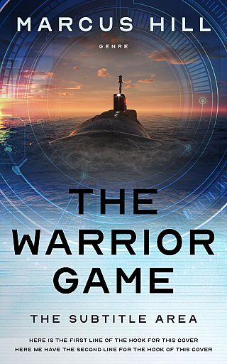 3D mockup of Oxford Blue #25523 - Premade Action & Adventure Book Cover | BookCoverZone