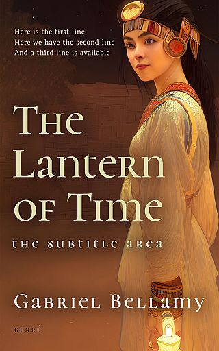 3D mockup of Metallic Bronze #25857 - Premade Fantasy Book Cover | BookCoverZone