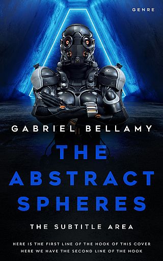 3D mockup of Ebony #26085 - Premade Science Fiction Book Cover | BookCoverZone
