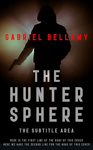 3D mockup of Black #26178 - Premade Action & Adventure Book Cover | BookCoverZone