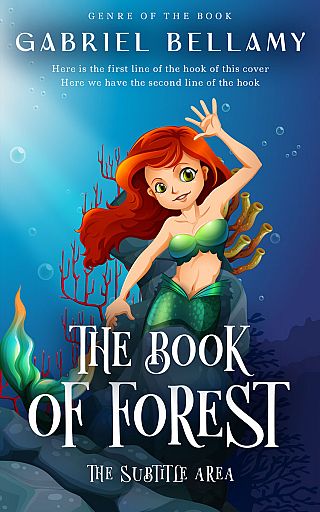 3D mockup of Biscay #26232 - Premade Children Book Cover | BookCoverZone