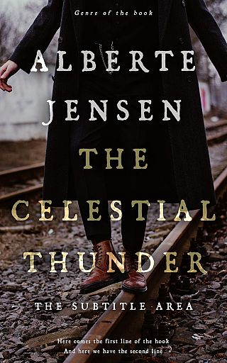 3D mockup of Cloudy #26328 - Premade Historical Book Cover | BookCoverZone