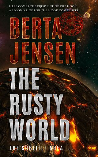 3D mockup of Old Rose #26413 - Premade Science Fiction Book Cover | BookCoverZone