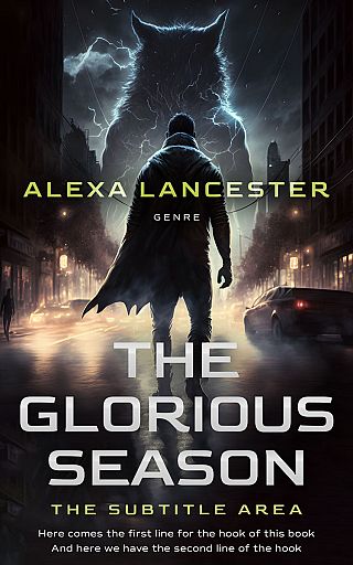 3D mockup of Thunder #26584 - Premade Paranormal & Urban Book Cover | BookCoverZone