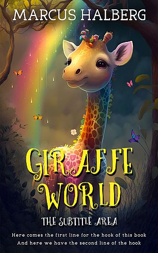 3D mockup of Shark #26922 - Premade Children Book Cover | BookCoverZone