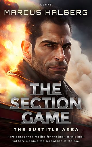 3D mockup of Calico #27034 - Premade Action & Adventure Book Cover | BookCoverZone