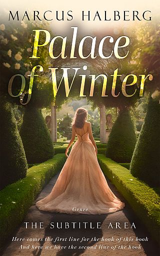 3D mockup of Lisbon Brown #27213 - Premade Royal Romance Book Cover | BookCoverZone