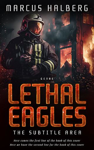 3D mockup of Cod Gray #27322 - Premade Action & Adventure Book Cover | BookCoverZone