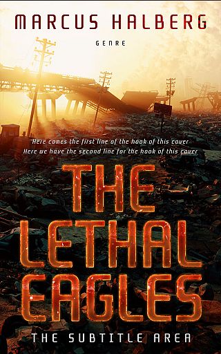 3D mockup of Chalky #27325 - Premade Apocalyptica Book Cover | BookCoverZone