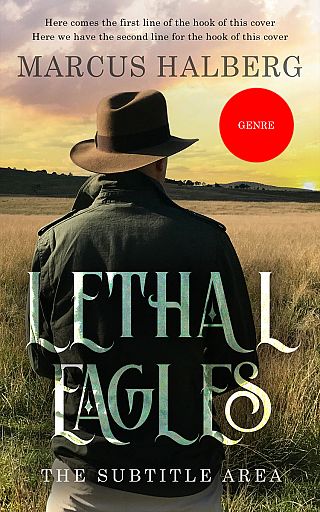 3D mockup of Calico #27335 - Premade Western Book Cover | BookCoverZone