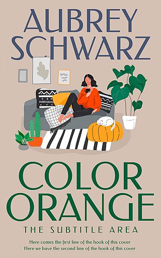 3D mockup of Soft Amber #27419 - Premade Chick Lit Book Cover | BookCoverZone