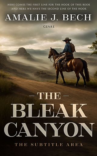 3D mockup of Bistre #27860 - Premade Western Book Cover | BookCoverZone