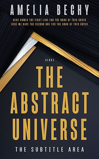 3D mockup of Shark #27960 - Premade Abstract Book Cover | BookCoverZone