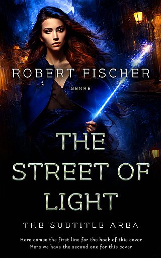 3D mockup of Ebony #28126 - Premade Paranormal & Urban Book Cover | BookCoverZone