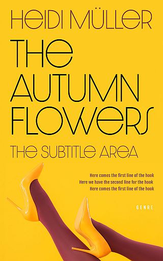3D mockup of Lightning Yellow #28380 - Premade Chick Lit Book Cover | BookCoverZone