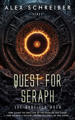 3D mockup of Thunder #28710 - Premade Fantasy Book Cover | BookCoverZone