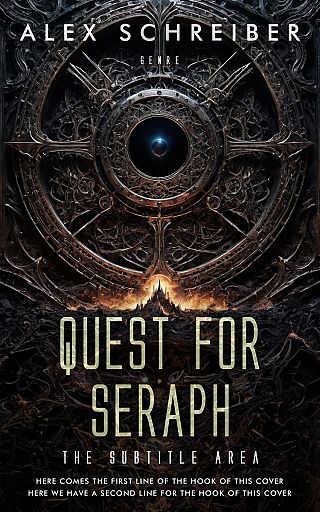 3D mockup of Cod Gray #28711 - Premade Fantasy Book Cover | BookCoverZone