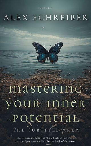 3D mockup of Cape Cod #28725 - Premade Self-Improvement & Self-Help Book Cover | BookCoverZone