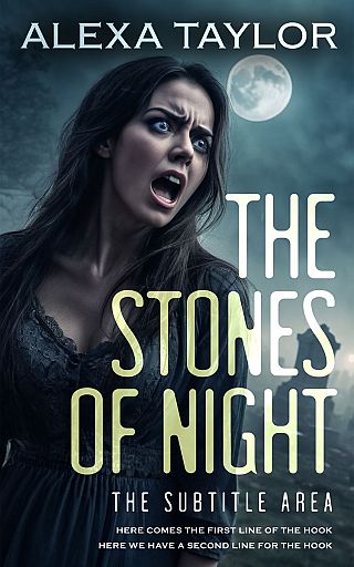 3D mockup of Mirage #28963 - Premade Horror Book Cover | BookCoverZone