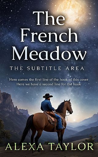 3D mockup of Charade #28995 - Premade Western Book Cover | BookCoverZone