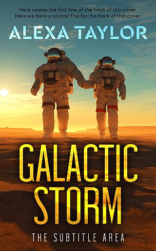 3D mockup of Taupe #29117 - Premade Science Fiction Book Cover | BookCoverZone