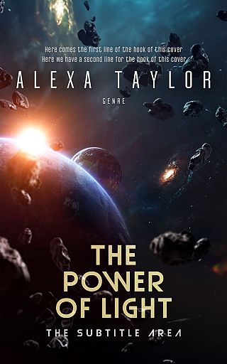 3D mockup of Shark #29121 - Premade Science Fiction Book Cover | BookCoverZone