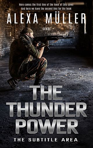 3D mockup of Thunder #29256 - Premade Action & Adventure Book Cover | BookCoverZone