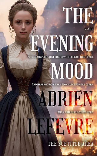 3D mockup of Woody Brown #29319 - Premade Historical Book Cover | BookCoverZone