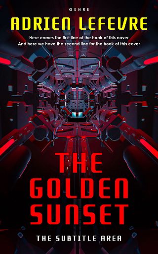 3D mockup of Gondola #29539 - Premade Science Fiction Book Cover | BookCoverZone