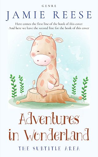 3D mockup of Gin #29652 - Premade Children Book Cover | BookCoverZone