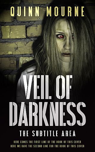 3D mockup of Foggy Gray #30002 - Premade Horror Book Cover | BookCoverZone