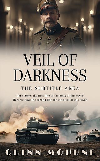 3D mockup of Soft Amber #30045 - Premade Historical Book Cover | BookCoverZone