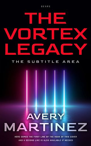 3D mockup of Cranberry #30321 - Premade Science Fiction Book Cover | BookCoverZone