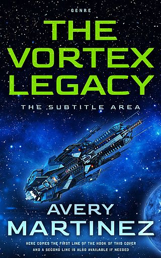3D mockup of Black Pearl #30331 - Premade Science Fiction Book Cover | BookCoverZone