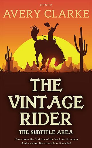 3D mockup of Anzac #30484 - Premade Western Book Cover | BookCoverZone