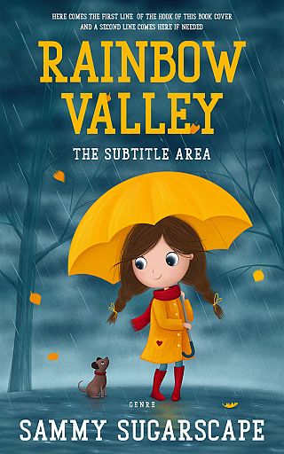 3D mockup of Casal #30580 - Premade Children Book Cover | BookCoverZone