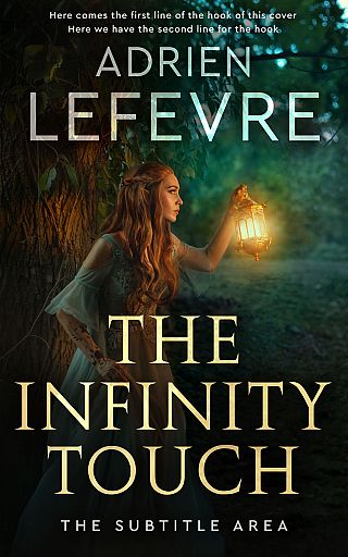 3D mockup of Log Cabin #30699 - Premade Fantasy Book Cover | BookCoverZone