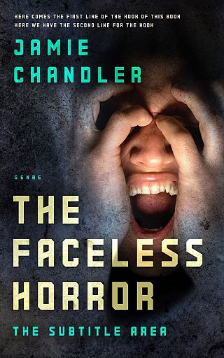 3D mockup of Shark #30831 - Premade Horror Book Cover | BookCoverZone