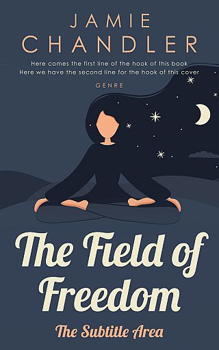 3D mockup of Oxford Blue #30869 - Premade Health & Mind & Body Book Cover | BookCoverZone