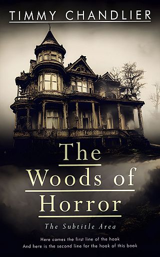 3D mockup of Soft Amber #31723 - Premade Horror Book Cover | BookCoverZone