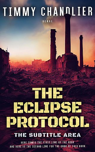 3D mockup of Brandy #31758 - Premade Apocalyptica Book Cover | BookCoverZone