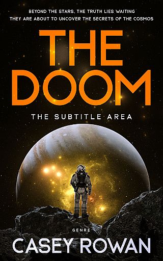 3D mockup of Di Serria #31865 - Premade Science Fiction Book Cover | BookCoverZone