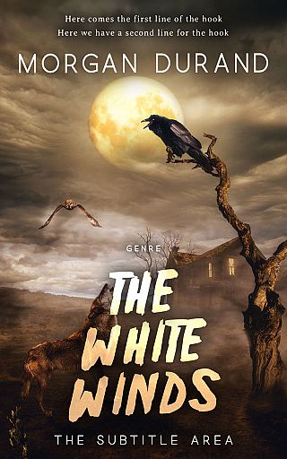 3D mockup of English Walnut #32068 - Premade Horror Book Cover | BookCoverZone