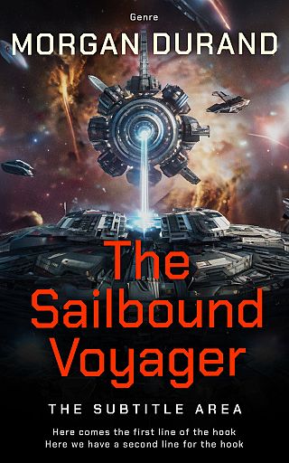 3D mockup of Shark #32169 - Premade Science Fiction Book Cover | BookCoverZone