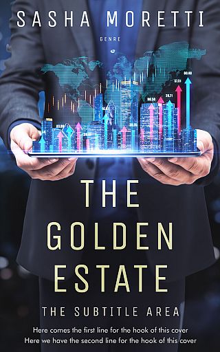 3D mockup of Ebony Clay #32224 - Premade Business Book Cover | BookCoverZone