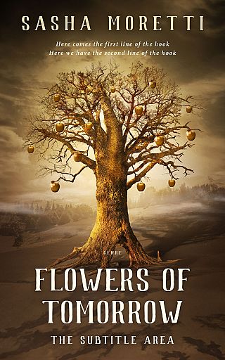 3D mockup of Metallic Bronze #32255 - Premade Fantasy Book Cover | BookCoverZone