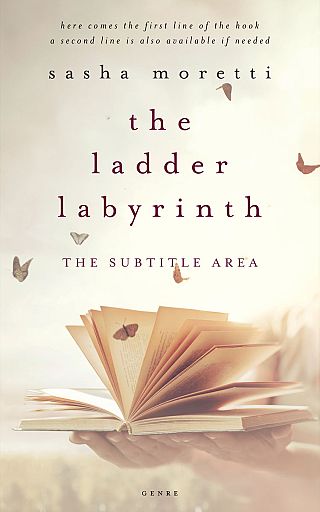 3D mockup of White Rock #32278 - Premade Poetry Book Cover | BookCoverZone
