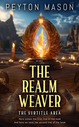 3D mockup of Cocoa Brown #32338 - Premade Fantasy Book Cover | BookCoverZone