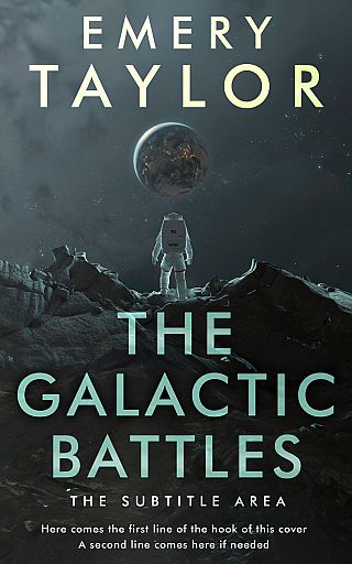 3D mockup of Outer Space #32482 - Premade Science Fiction Book Cover | BookCoverZone