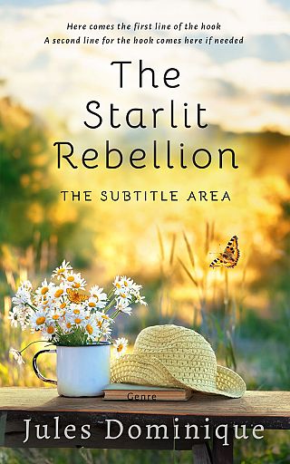 3D mockup of Stark White #32597 - Premade Poetry Book Cover | BookCoverZone